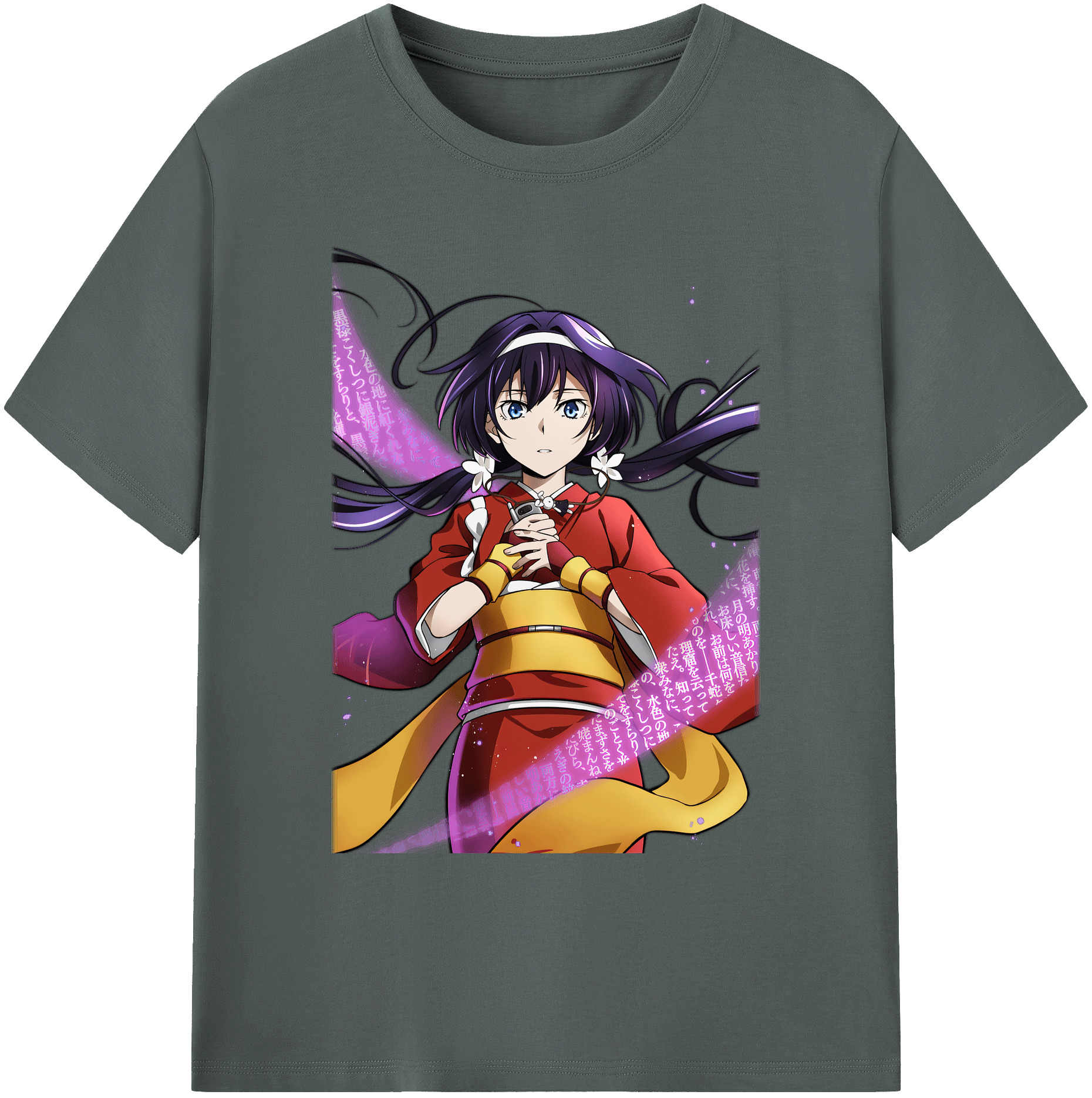 （画像用） 文豪ストレイドッグス Bungo Stray Dogs 綿100％ メンズ半袖Tシャツ｜肌触りやわらか＆通気性